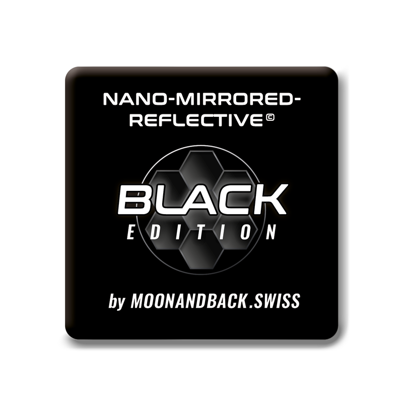 schwarz-reflektierend
